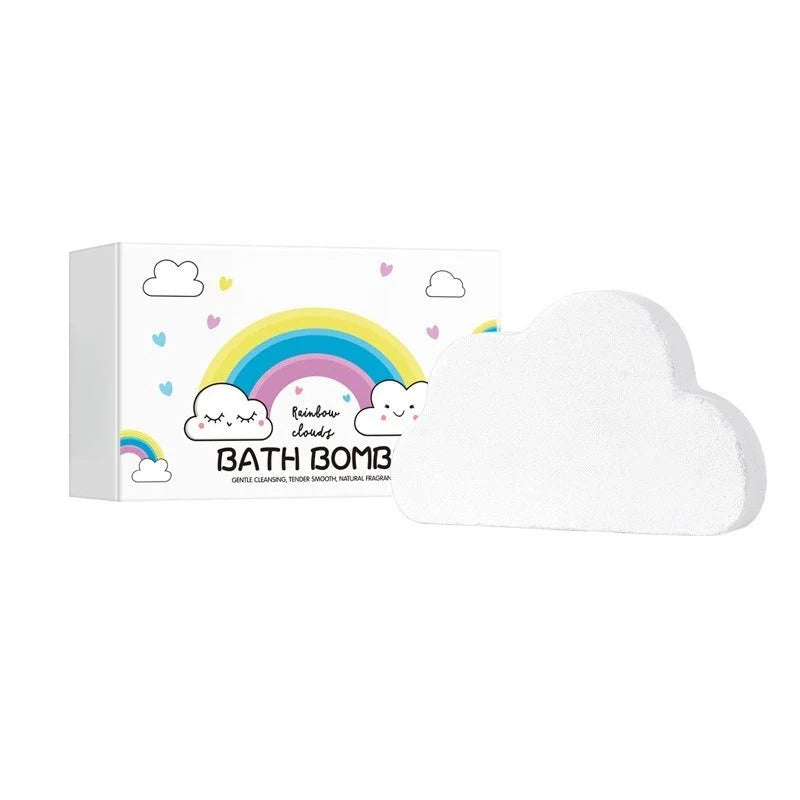 Bath Bomb Slow-Release Rainbow Color & Essential Oils