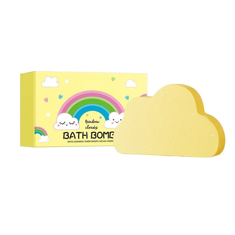 Bath Bomb Slow-Release Rainbow Color & Essential Oils