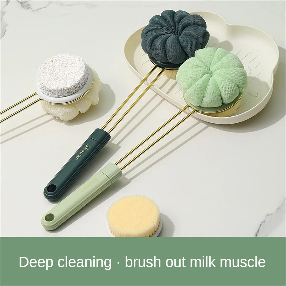 Bath Brush Long Handle Ultra-Soft Bristles for Exfoliating