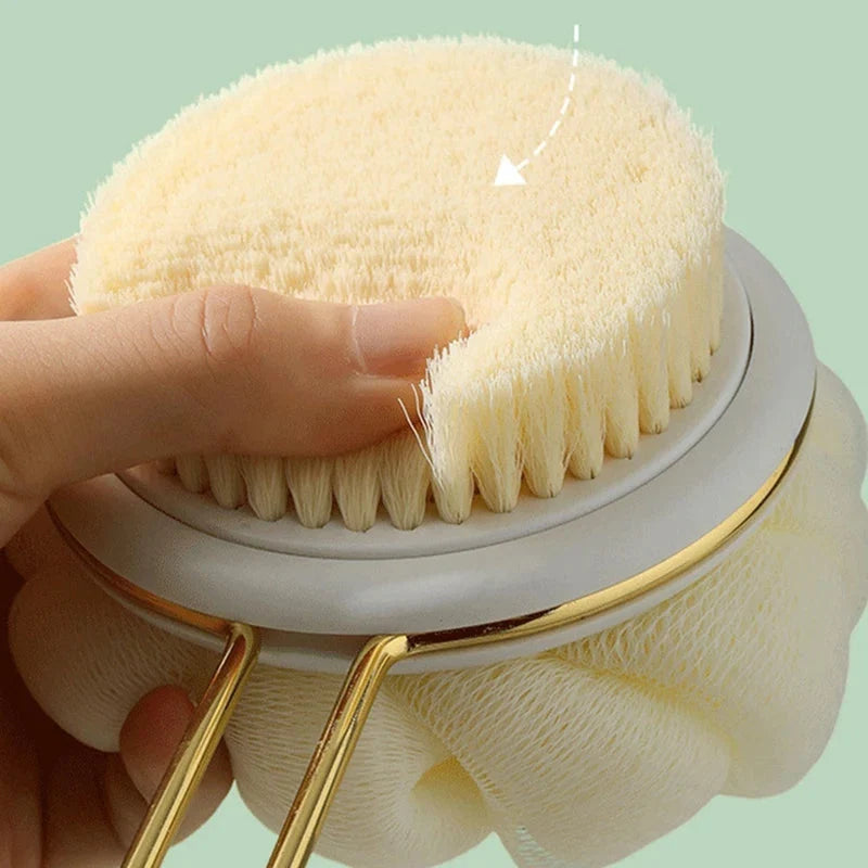 Bath Brush Long Handle Ultra-Soft Bristles for Exfoliating