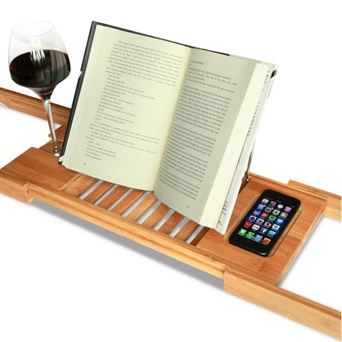 Bath Caddy Bamboo Retractable & Foldable
