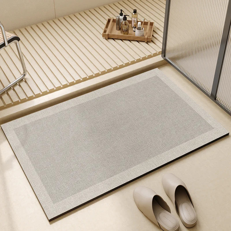 Bath Mat Absorbent & Quick-Dry Non-Slip Backing