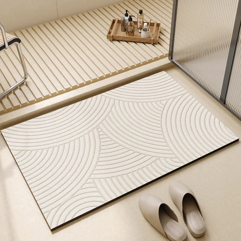 Bath Mat Absorbent & Quick-Dry Non-Slip Backing