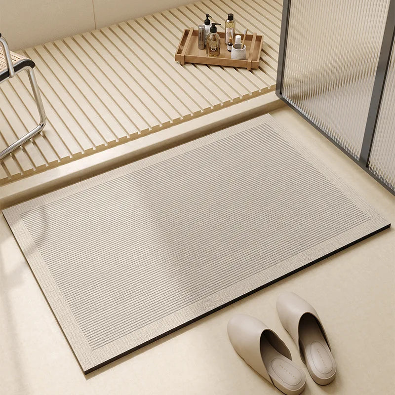 Bath Mat Absorbent & Quick-Dry Non-Slip Backing