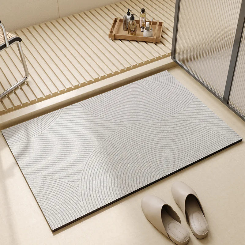 Bath Mat Absorbent & Quick-Dry Non-Slip Backing