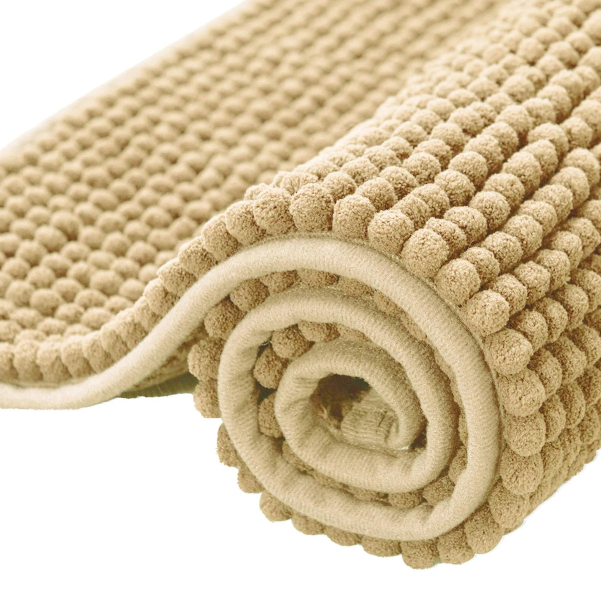 Bath Mat Chenille Absorbent Non-Slip Backing