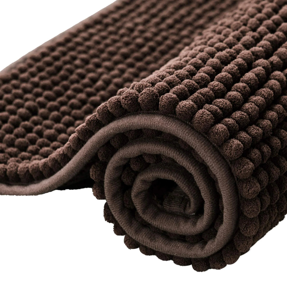 Bath Mat Chenille Absorbent Non-Slip Backing