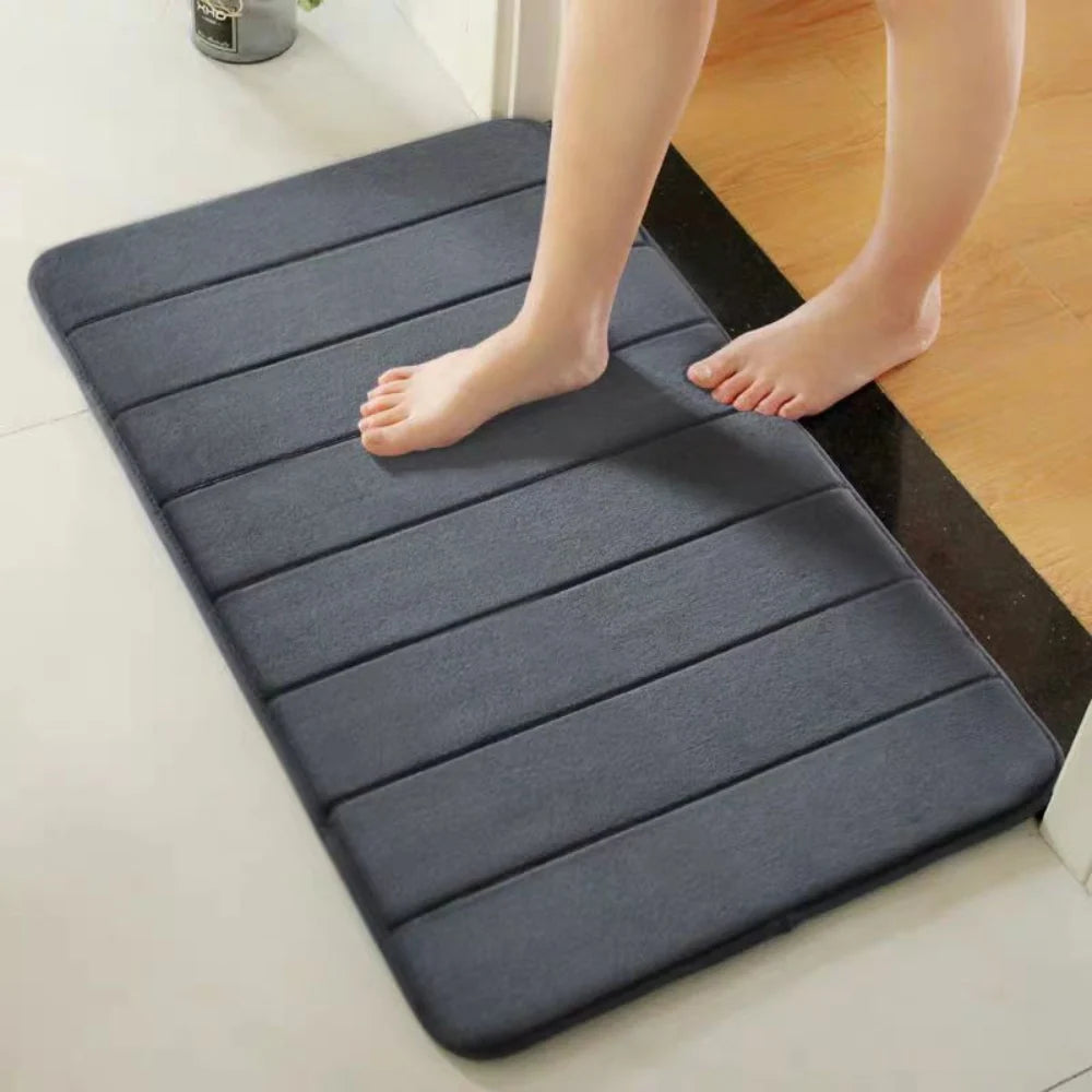 Bath Mat Deep Pile High Absorbency & Anti-Slip Backing