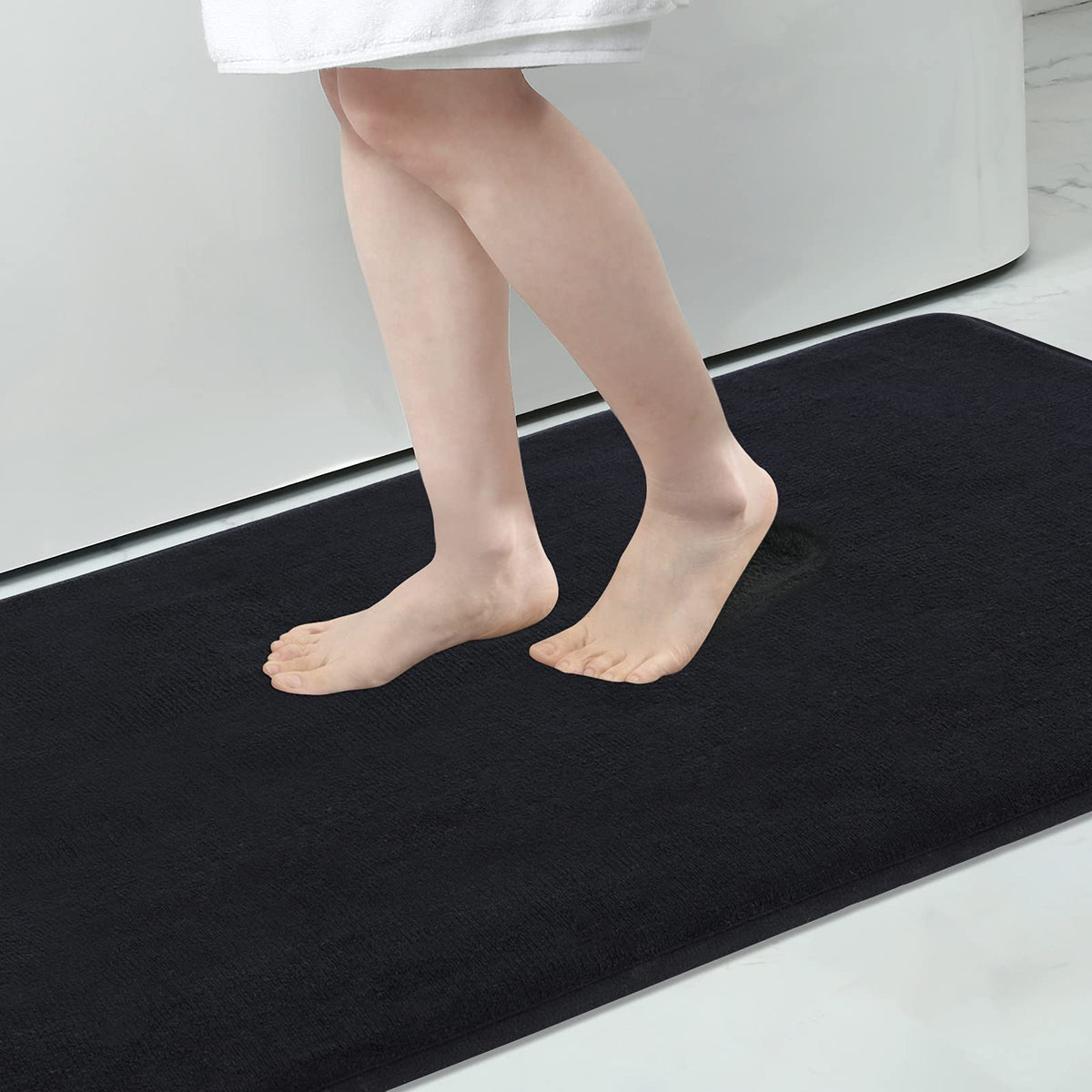Bath Mat Memory Foam Quick-Absorbent Non-Slip Backing