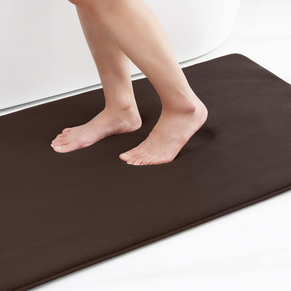 Bath Mat Memory Foam Quick-Absorbent Non-Slip Backing