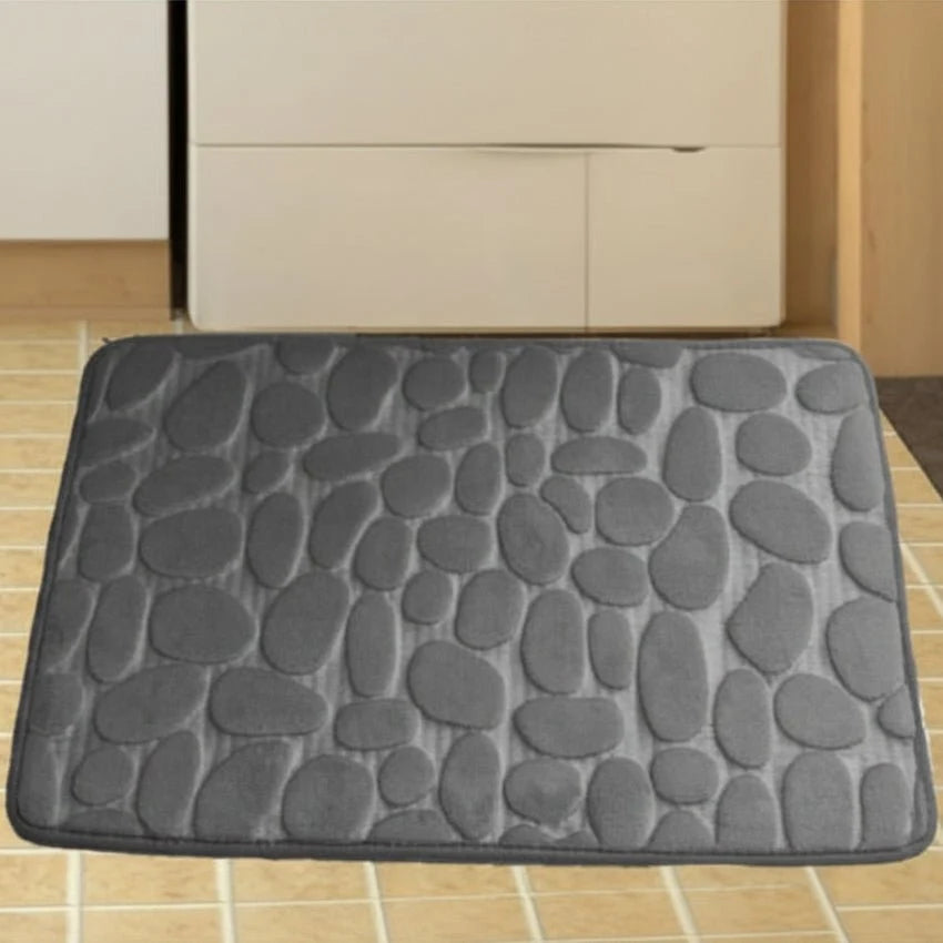 Bath Mat Microfiber Fast-Absorbing Non-Slip Washable