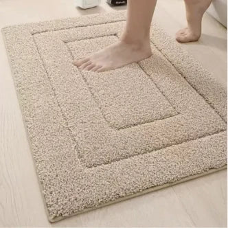 Bath Mat Microfiber Non-Slip Machine-Washable
