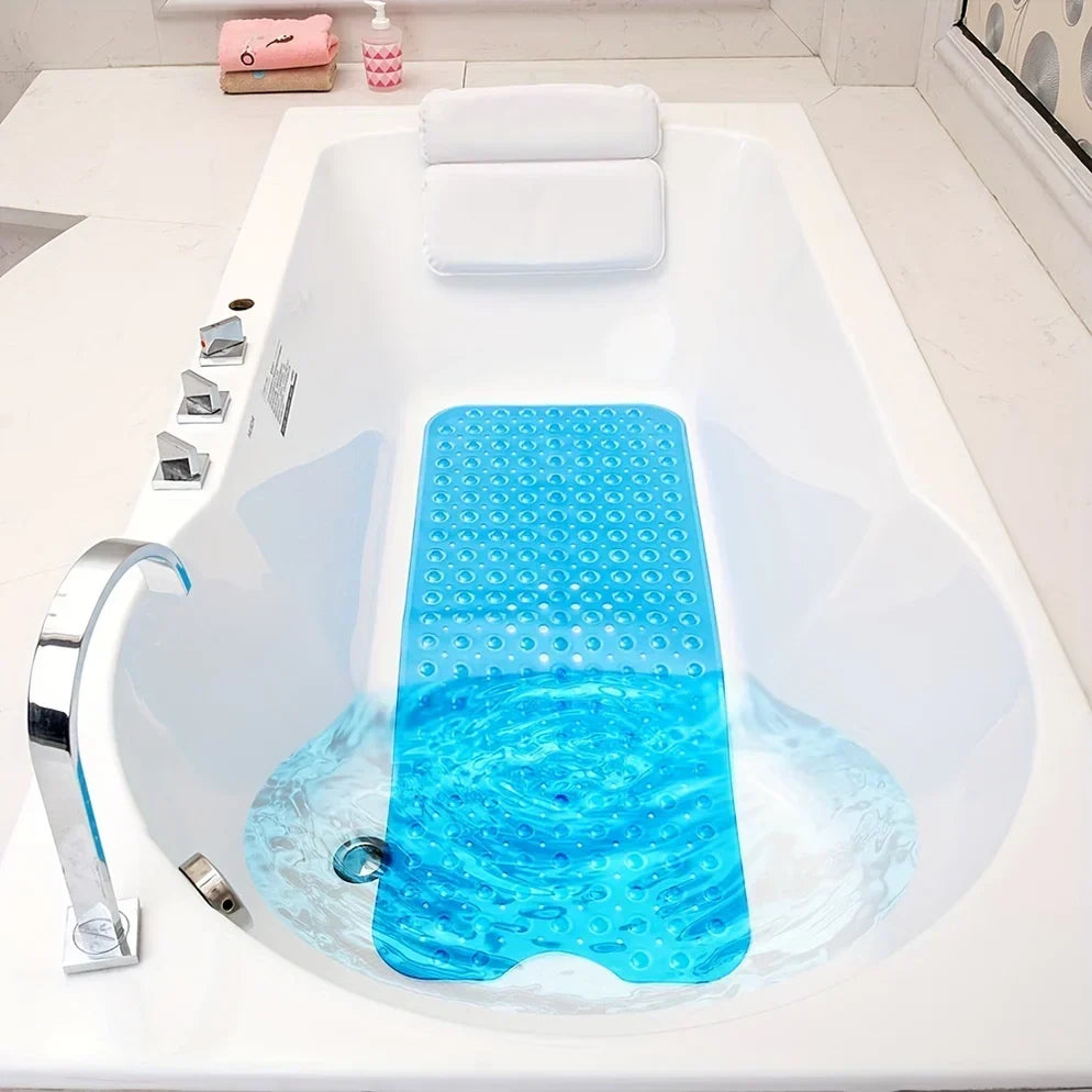 Bath Mat Non-Slip Suction Cups Extra Long