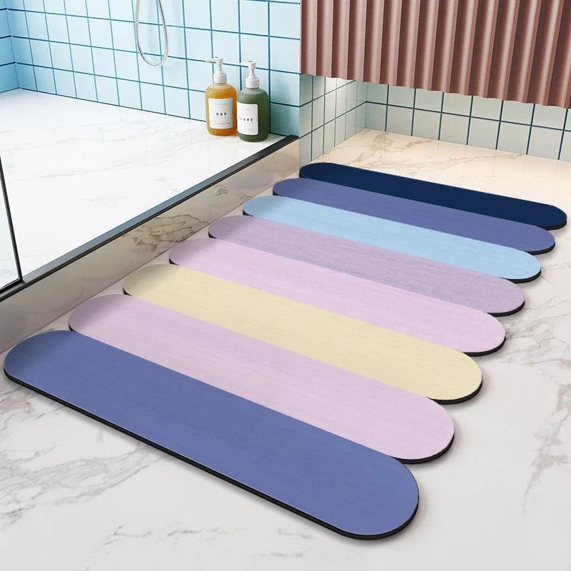 Bath Mat Plush Absorbent Non-Slip Machine Washable