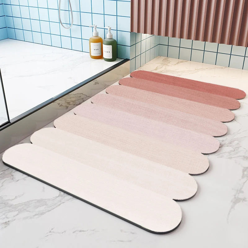 Bath Mat Plush Absorbent Non-Slip Machine Washable