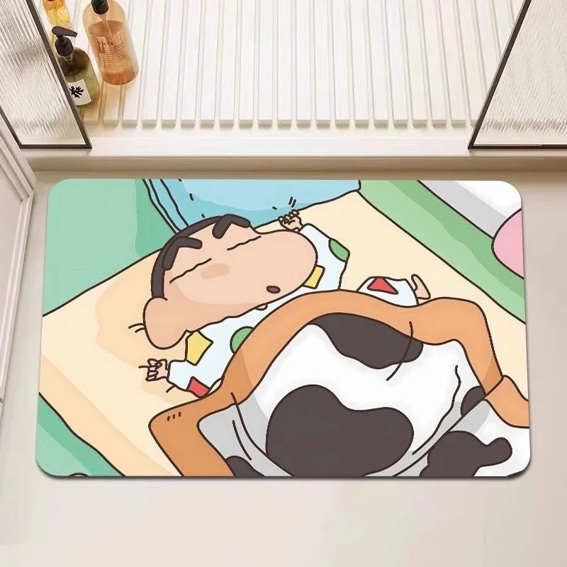 Bath Mat Plush Absorbent Non-Slip Machine Washable