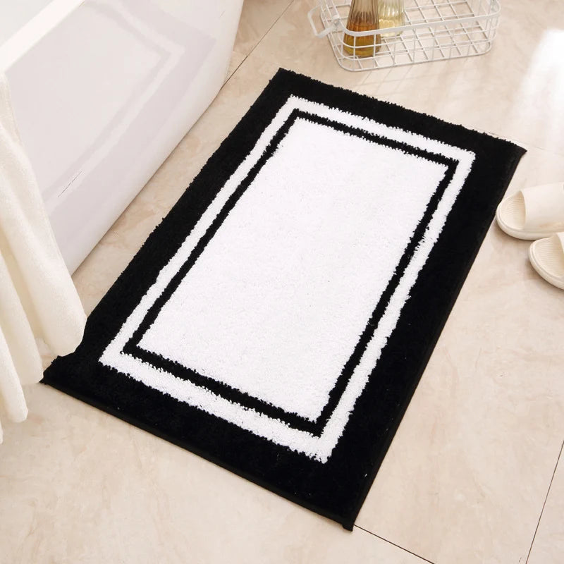 Bath Mat Plush Absorbent Non-Slip Machine-Washable