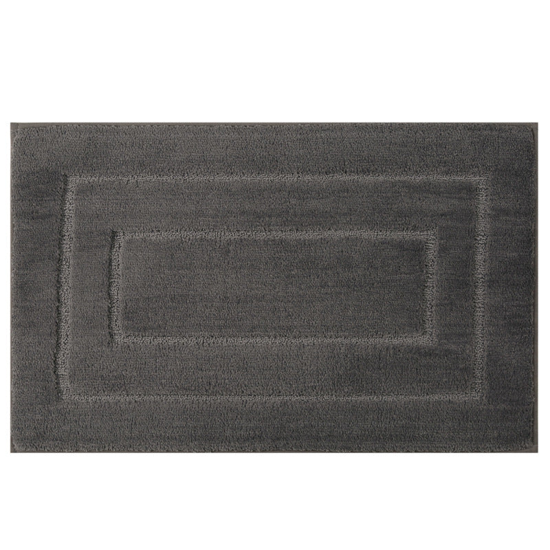 Bath Mat Plush Microfiber Absorbent Non-Slip Machine Washable