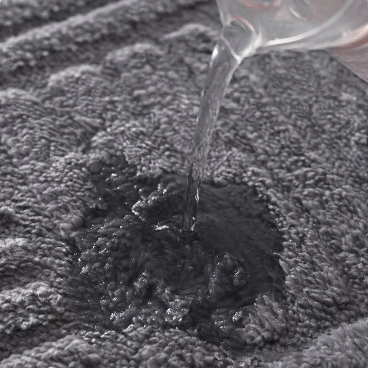 Bath Mat Thick Absorbent Non-Slip Striped Design