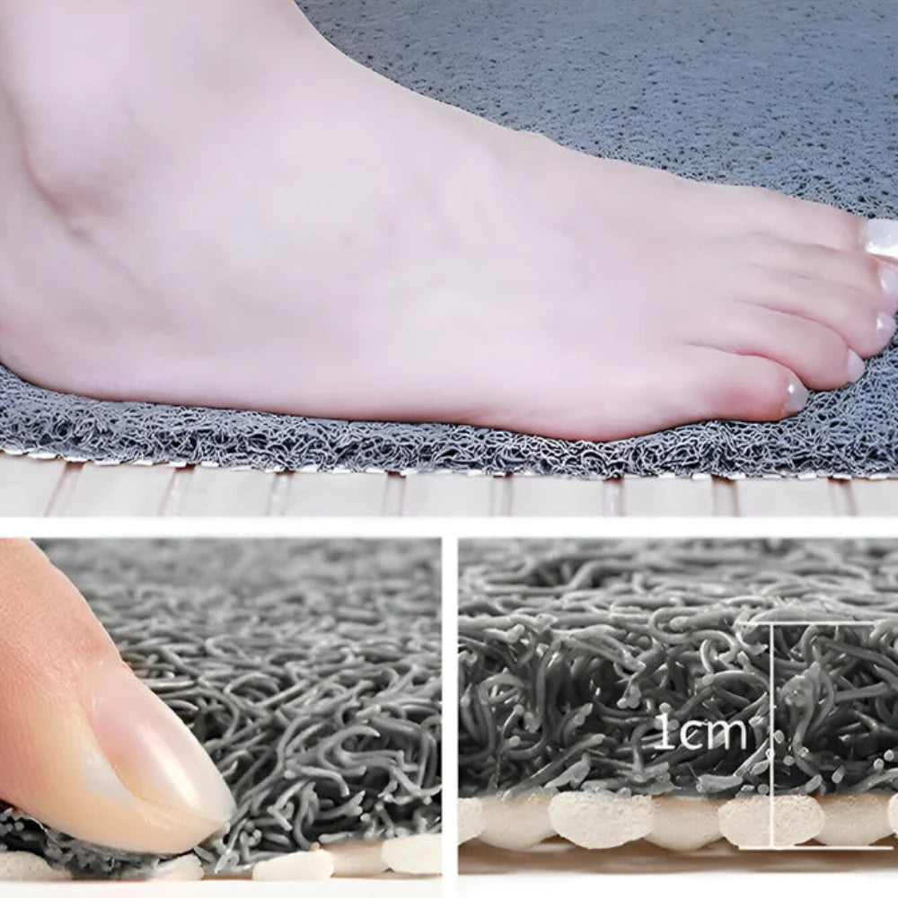 Bath Mat Thick Cushioned Non-Slip Absorbent & Quick-Drying