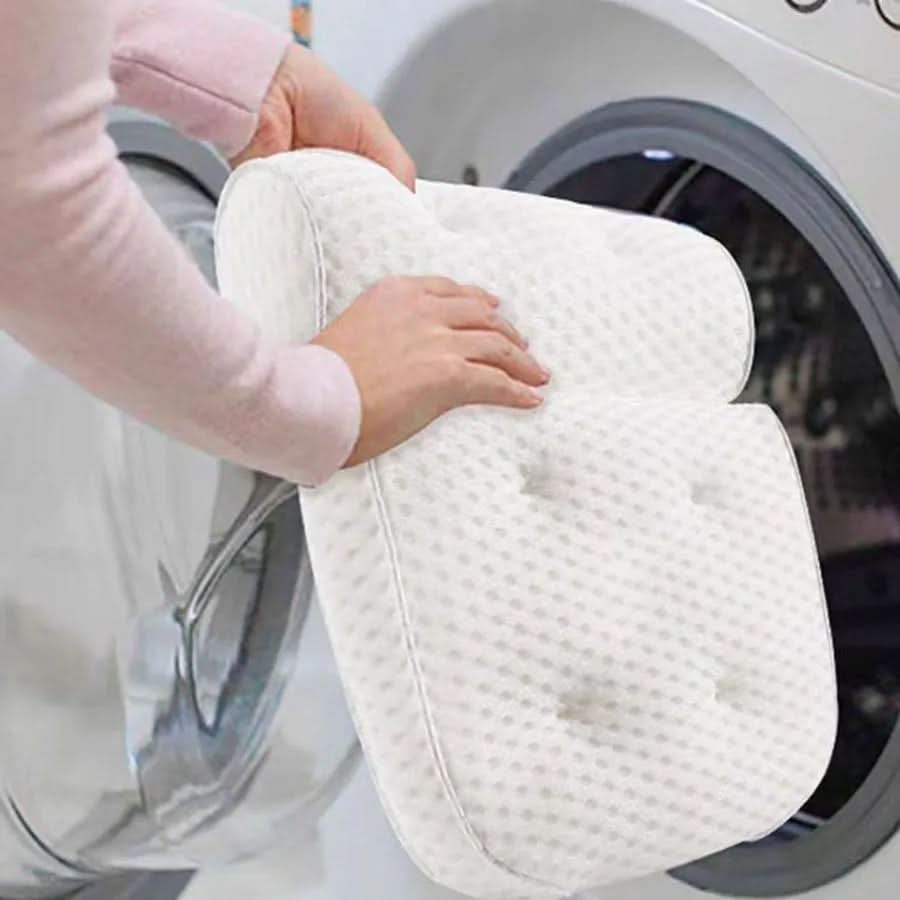 Bath Pillow Ergonomic 4D Air Mesh Neck & Shoulder Support