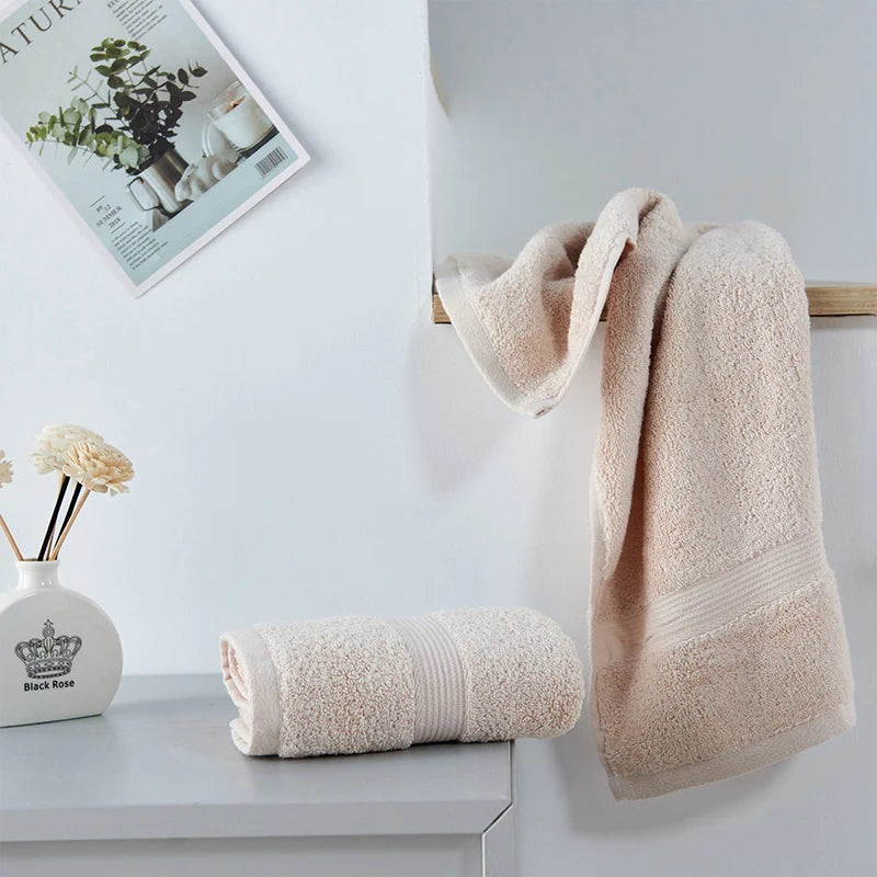 Bath Towel Pure Cotton Terry Soft & Absorbent