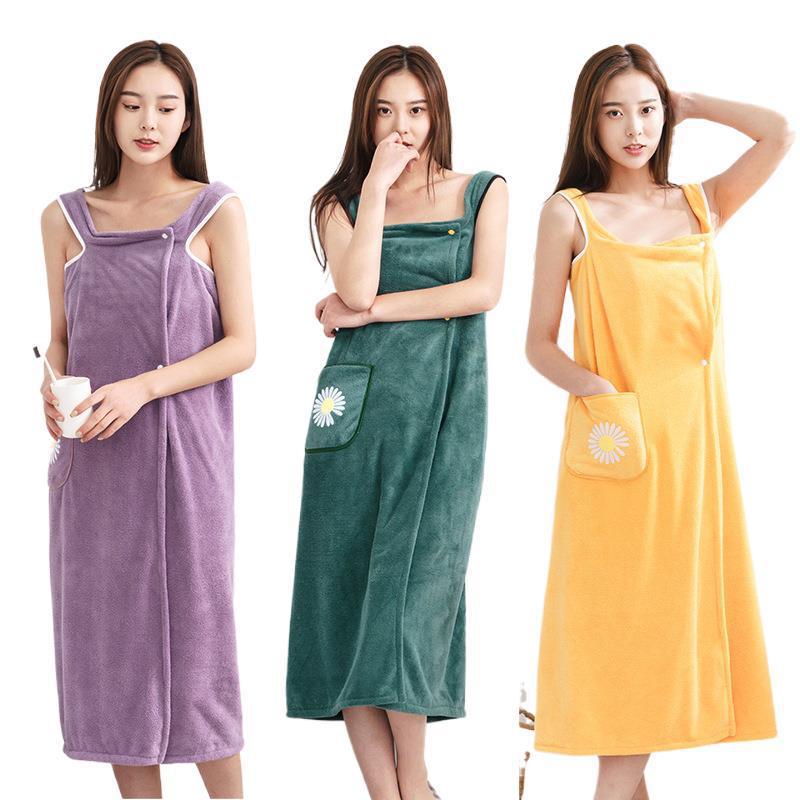 Bathrobe Dress Soft Microfiber Highly Absorbent