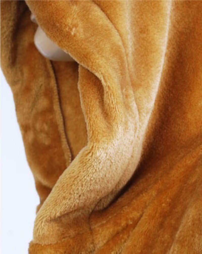 Bathrobe Flannel Hooded Absorbent Quick-Drying Extra-Long
