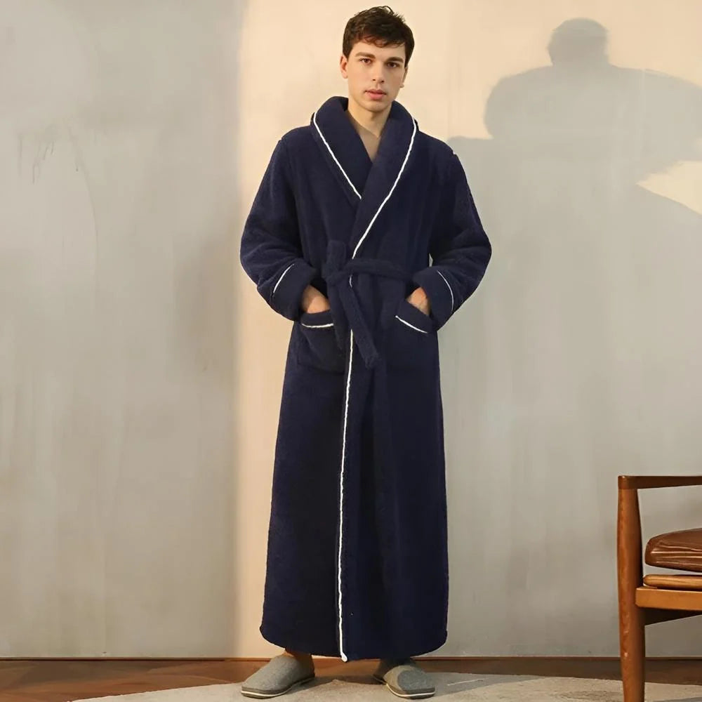 Bathrobe Soft Fleece Cozy Warmth in Pastel Colors