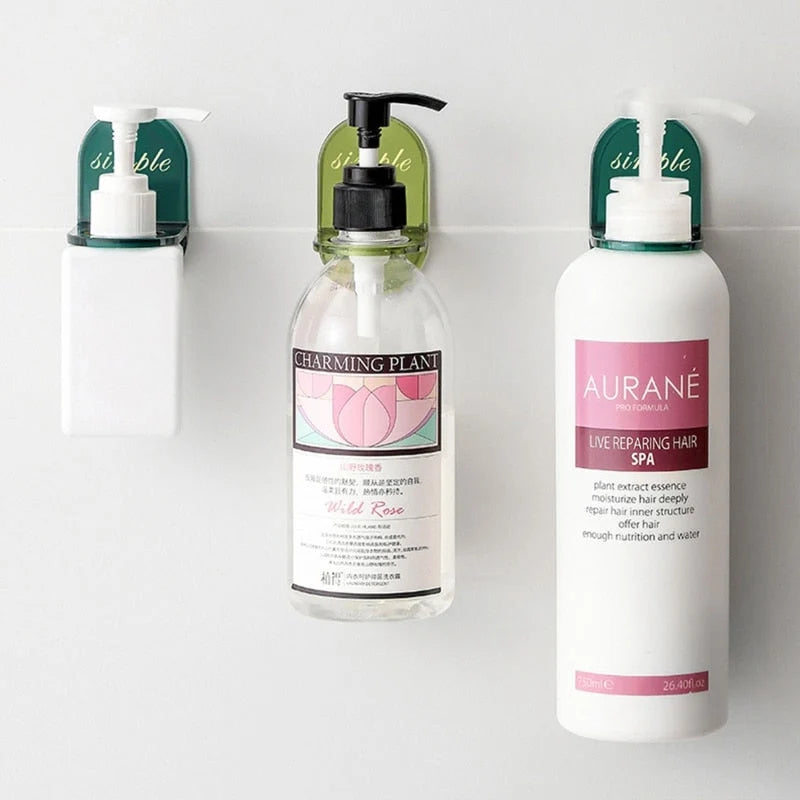 Bathroom Bottle Holder Self-Adhesive Waterproof Space-Saving