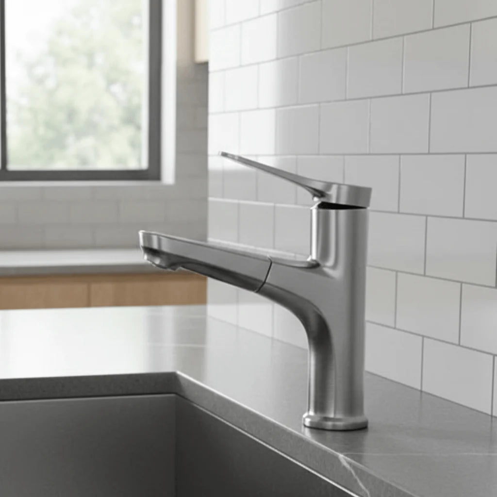 Bathroom Faucet Copper Pull-Out Hose Corrosion-Resistant Materials