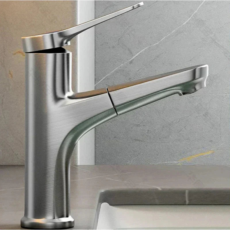 Bathroom Faucet Copper Pull-Out Hose Corrosion-Resistant Materials