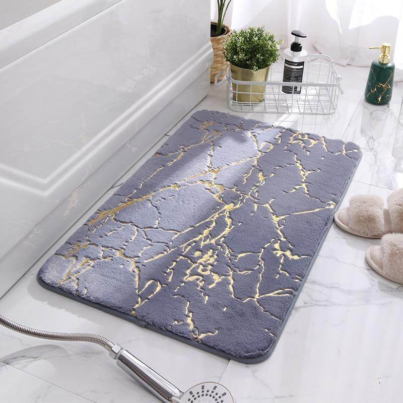 Bathroom Mat Plush Absorbent Non-Slip Backing