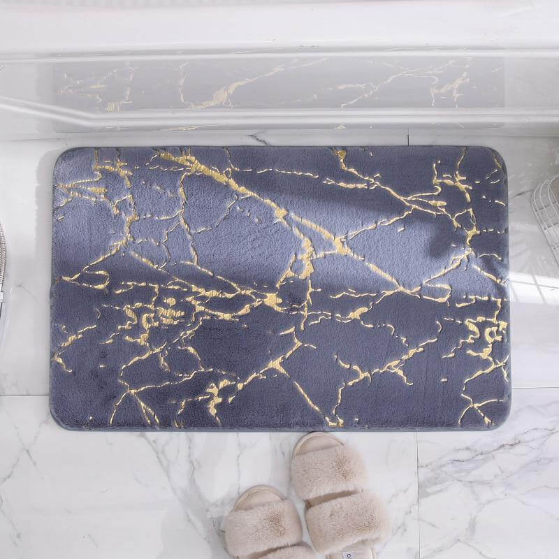 Bathroom Mat Plush Absorbent Non-Slip Backing