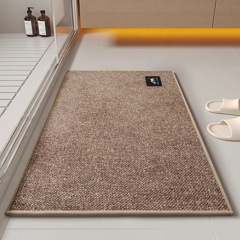 Bathroom Mat Plush Textured Non-Slip Machine-Washable