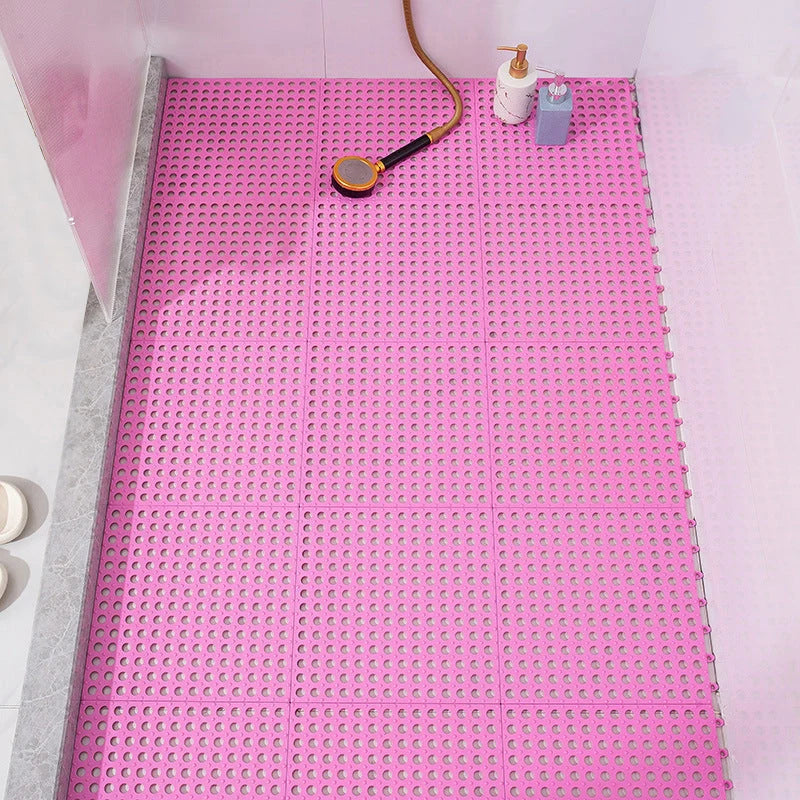 Bathroom Mats Non-Slip Fast-Draining Set of 4