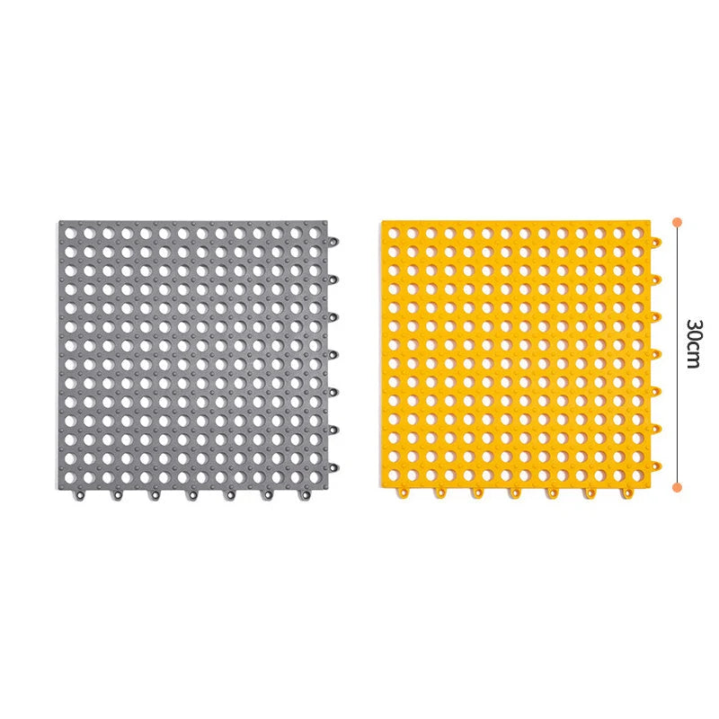 Bathroom Mats Non-Slip Fast-Draining Set of 4