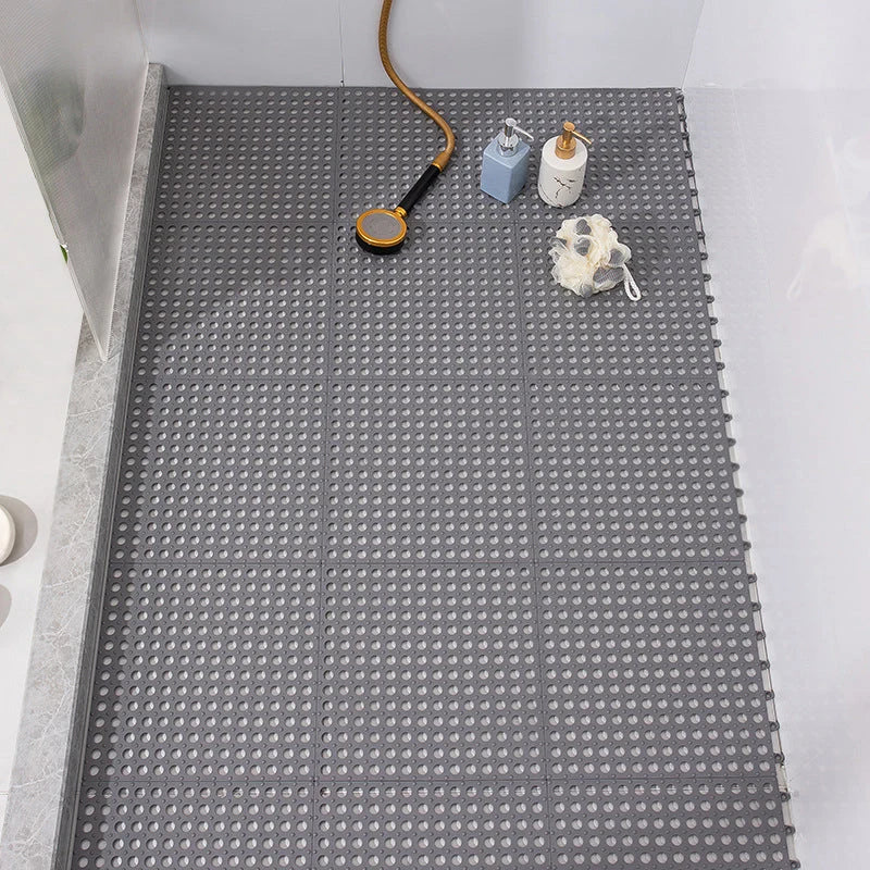 Bathroom Mats Non-Slip Fast-Draining Set of 4