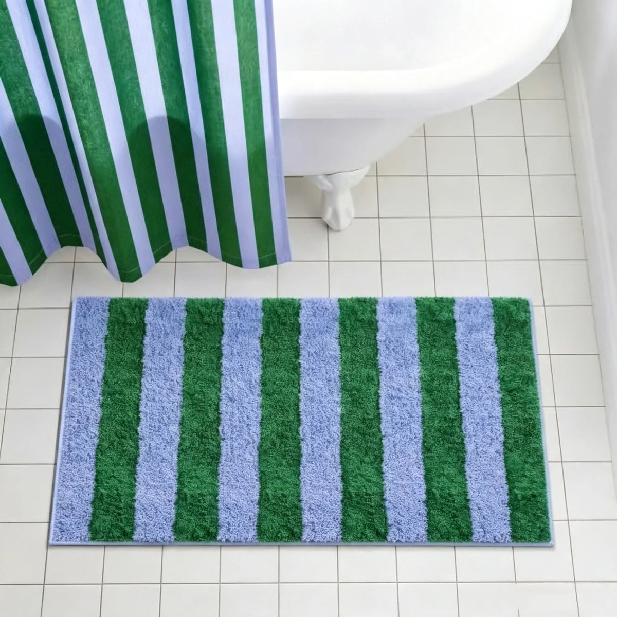 Bathroom Rug Plush Soft Texture Non-Slip Backing