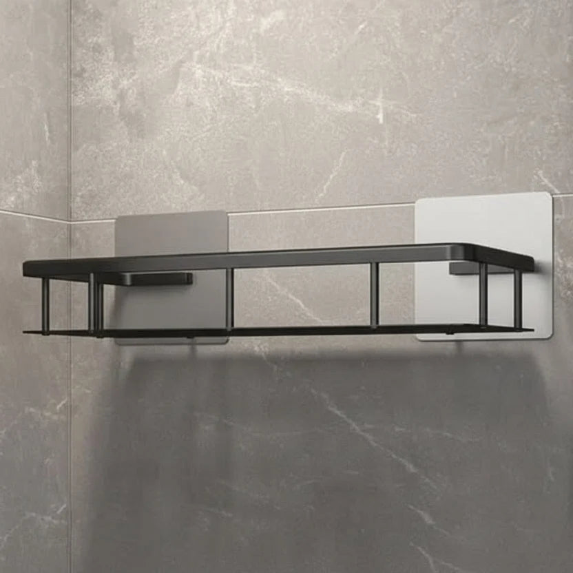Bathroom Shower Shelf Stainless Steel No-Drill Adhesive Mount