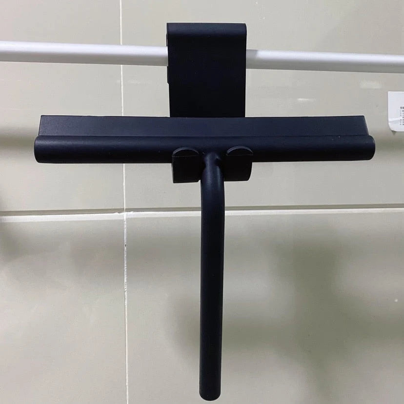 Bathroom Squeegee Wall-Mounted Silicone Blade Metal Construction