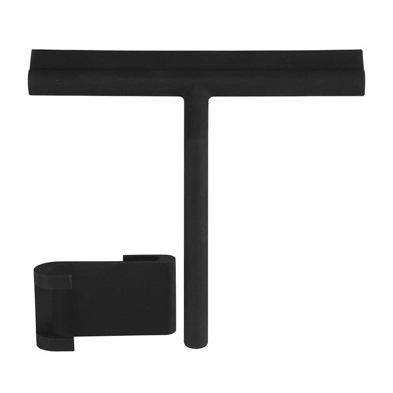 Bathroom Squeegee Wall-Mounted Silicone Blade Metal Construction