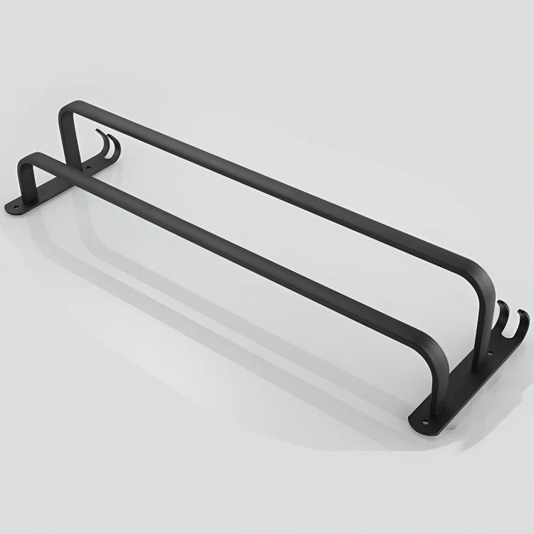 Bathroom Storage Rack Wall-Mounted Aluminum Towel Organizer