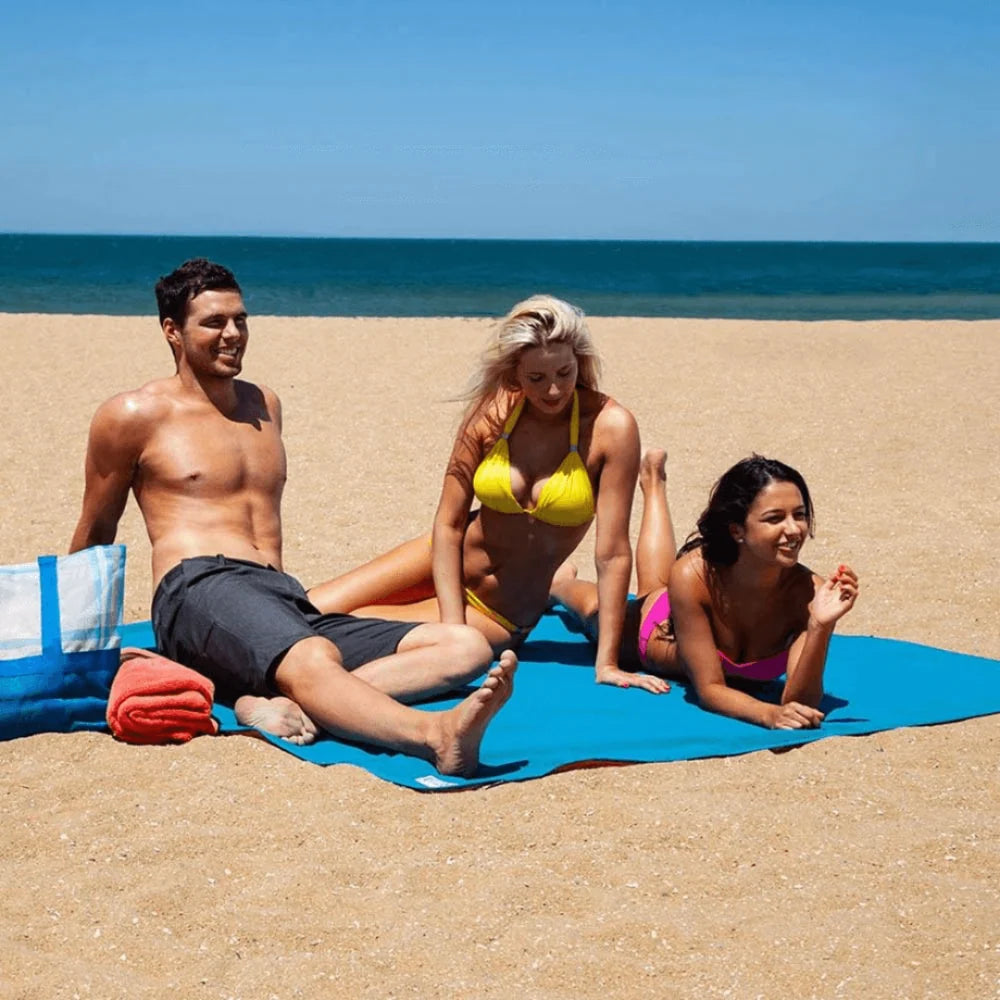 Beach Mat Sand Free Dual Layer Mesh
