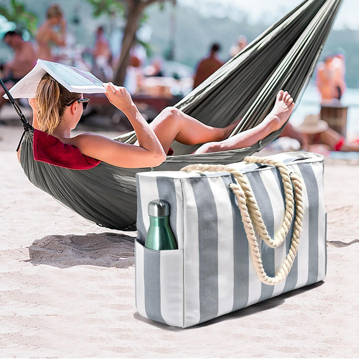 Beach Tote Oversized 20 L Waterproof & Sand-Resistant
