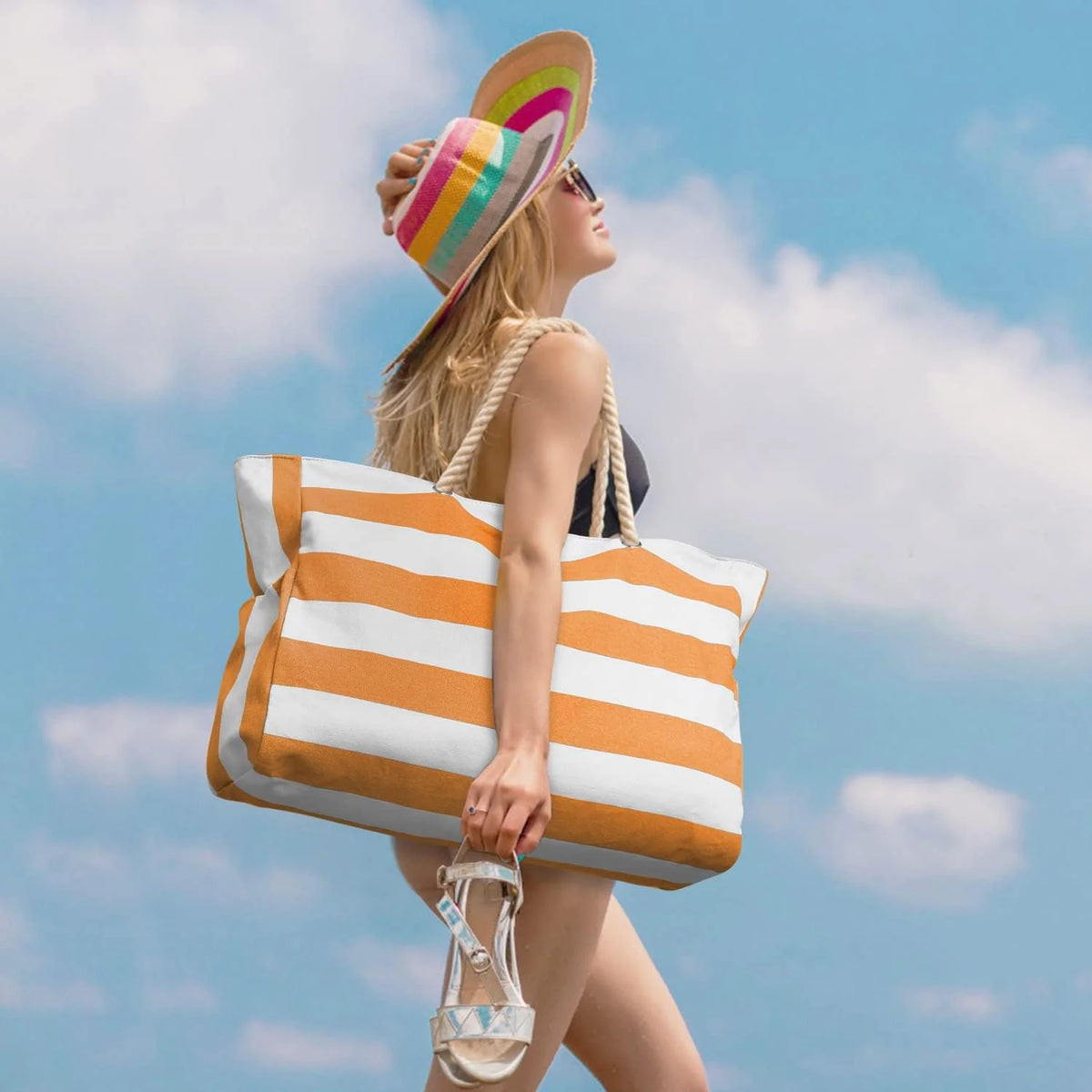 Beach Tote Oversized 20 L Waterproof & Sand-Resistant