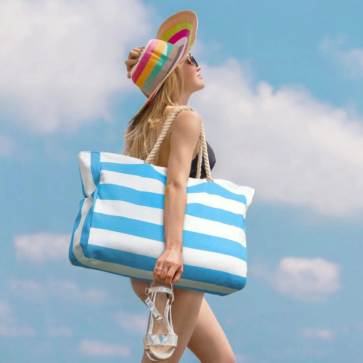 Beach Tote Oversized 20 L Waterproof & Sand-Resistant