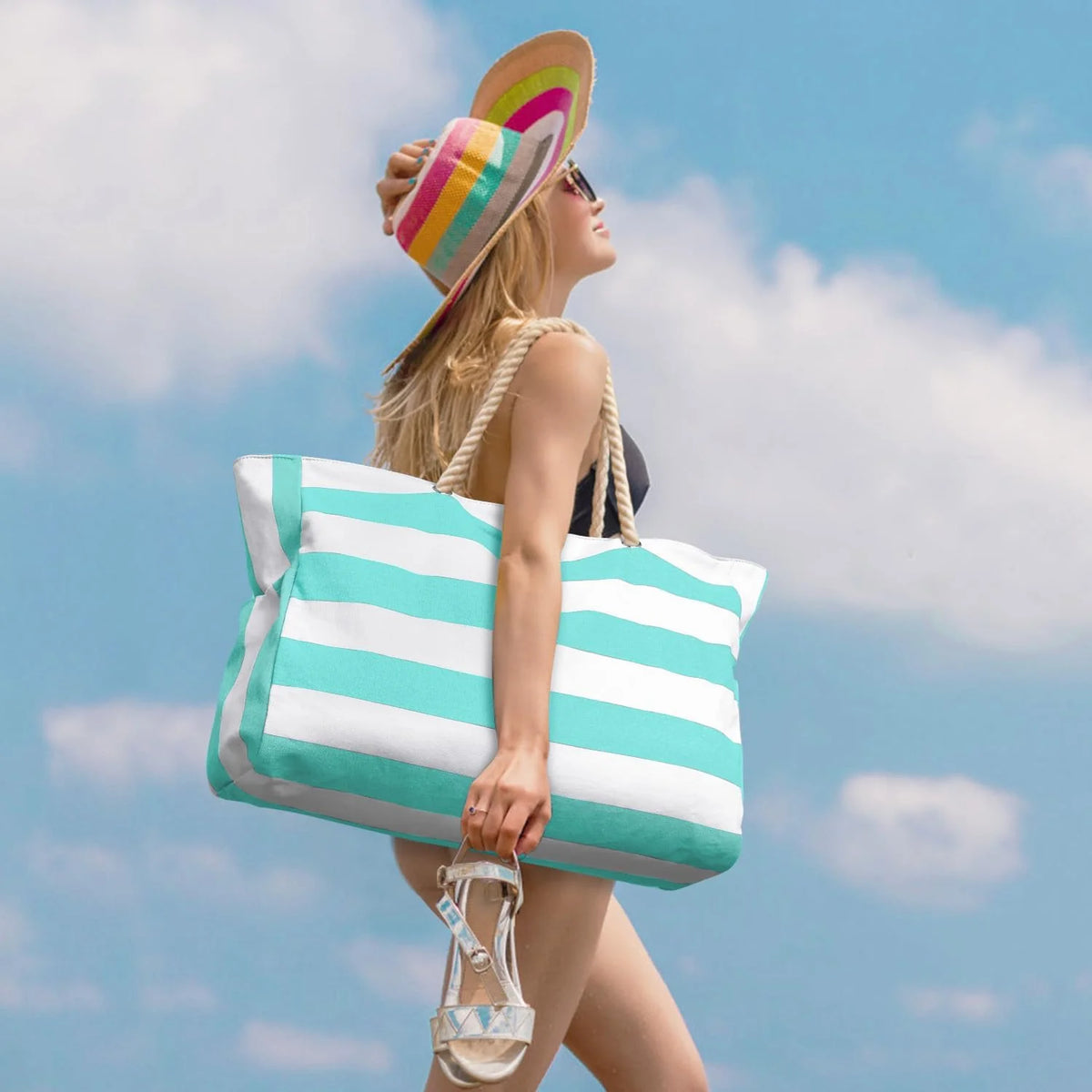 Beach Tote Oversized 20 L Waterproof & Sand-Resistant