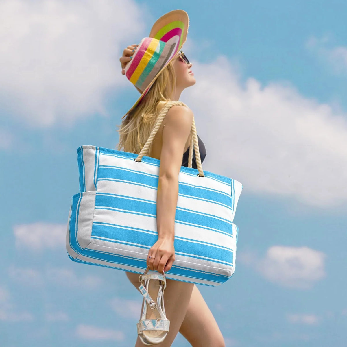 Beach Tote Oversized 20 L Waterproof & Sand-Resistant
