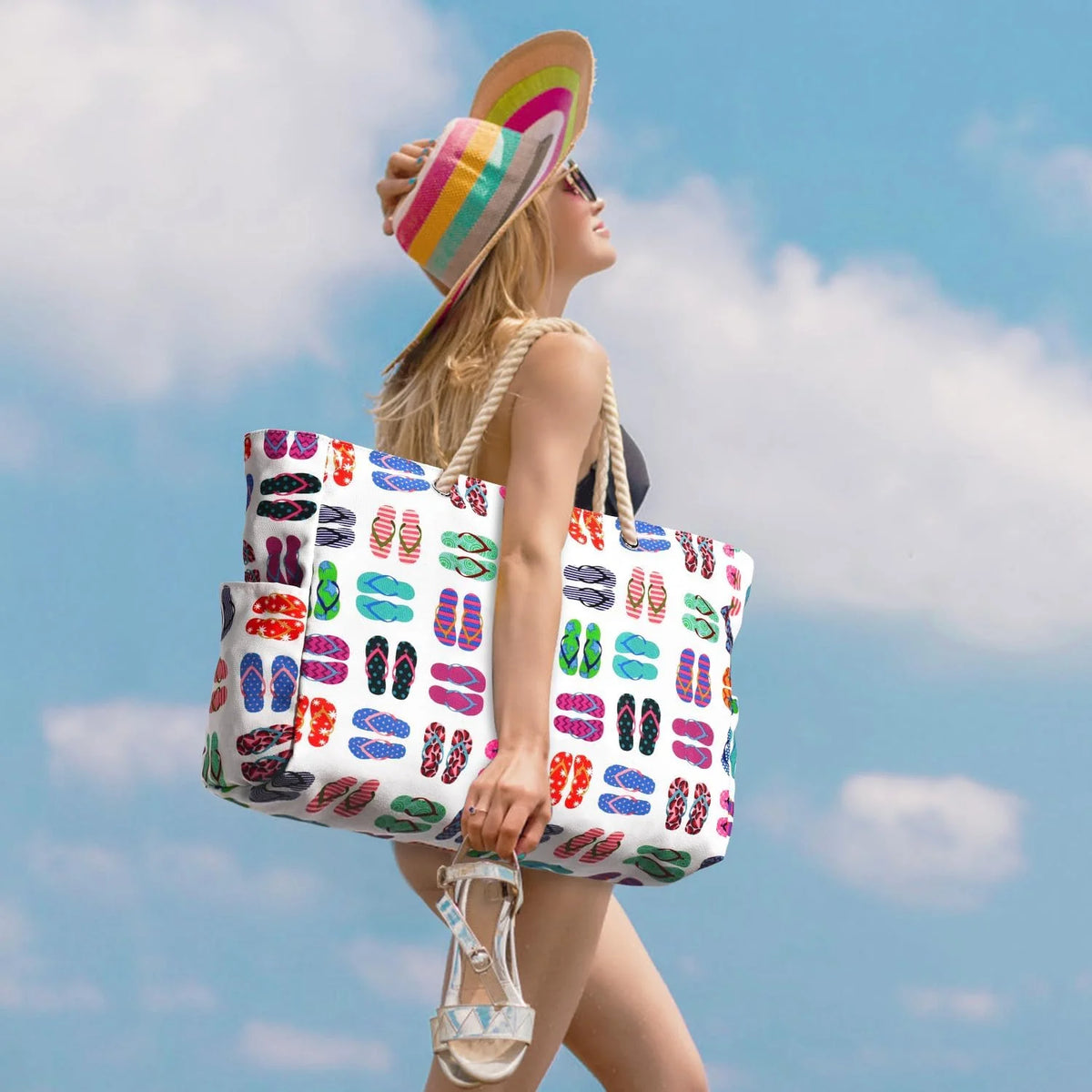 Beach Tote Oversized 20 L Waterproof & Sand-Resistant